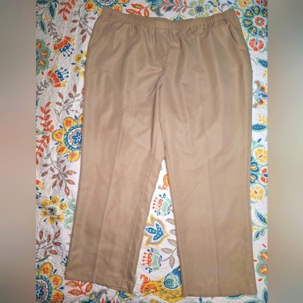 A pair of Kim Rogers slacks in a size 24W. Pre-loved and in great condition.